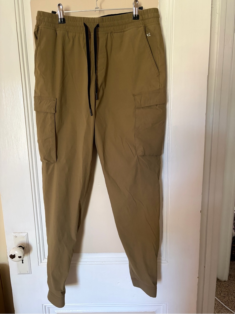 Kenneth Cole Olive Cargo Jogger Pants